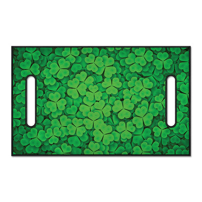 Green Clover St. Patrick's Day Print Golf Cart Seat Cover