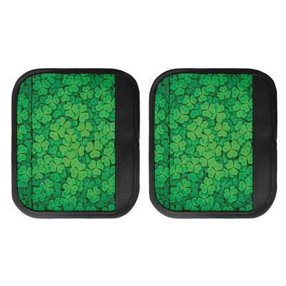 Green Clover St. Patrick's Day Print Handle Covers