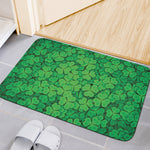 Green Clover St. Patrick's Day Print Indoor Door Mat