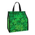 Green Clover St. Patrick's Day Print Insulated Lunch Tote