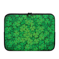 Green Clover St. Patrick's Day Print Laptop Sleeve