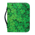 Green Clover St. Patrick's Day Print Leather Bible Cover