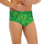 Green Clover St. Patrick's Day Print Men's Briefs