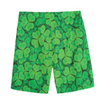Green Clover St. Patrick's Day Print Men's Sports Shorts