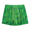 Green Clover St. Patrick's Day Print Mesh Shorts
