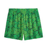Green Clover St. Patrick's Day Print Mesh Shorts