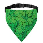 Green Clover St. Patrick's Day Print Over The Collar Dog Bandana