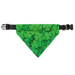 Green Clover St. Patrick's Day Print Over The Collar Dog Bandana