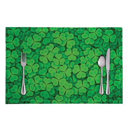 Green Clover St. Patrick's Day Print Placemat