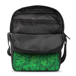 Green Clover St. Patrick's Day Print Rectangular Crossbody Bag