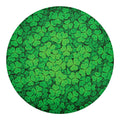 Green Clover St. Patrick's Day Print Round Blanket