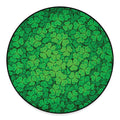 Green Clover St. Patrick's Day Print Round Floor Mat