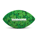 Green Clover St. Patrick's Day Print Rugby Ball