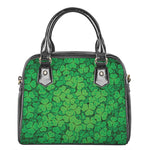 Green Clover St. Patrick's Day Print Shoulder Handbag