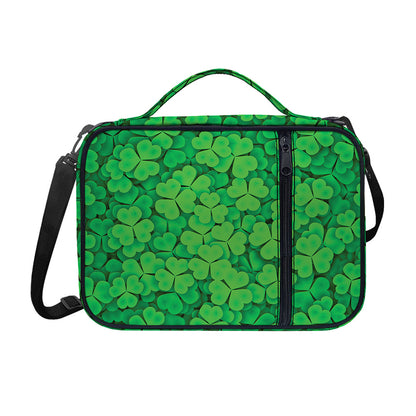 Green Clover St. Patrick's Day Print Shoulder Strap Bible Bag