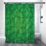 Green Clover St. Patrick's Day Print Shower Curtain