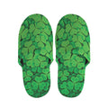 Green Clover St. Patrick's Day Print Slippers