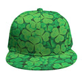 Green Clover St. Patrick's Day Print Snapback Cap