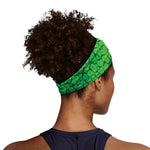 Green Clover St. Patrick's Day Print Sports Headband