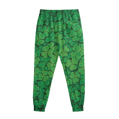 Green Clover St. Patrick's Day Print Sweatpants