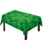 Green Clover St. Patrick's Day Print Tablecloth