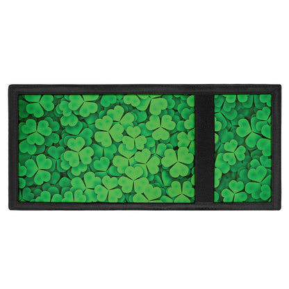 Green Clover St. Patrick's Day Print Trifold Wallet