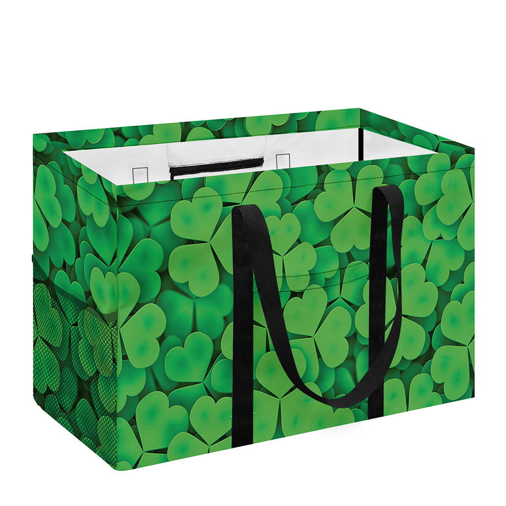 Green Clover St. Patrick's Day Print Utility Tote Bag