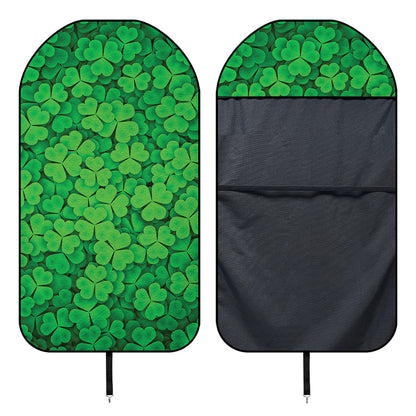 Green Clover St. Patrick's Day Print Waterproof Car Seat Cover
