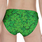 Green Clover St. Patrick's Day Print Women's Panties