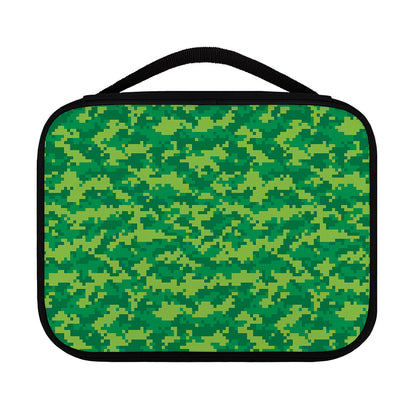 Green Digital Camo Pattern Print Classic Bible Case