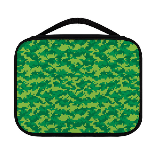 Green Digital Camo Pattern Print Classic Bible Case