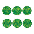 Green Digital Camo Pattern Print Coaster Set