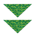 Green Digital Camo Pattern Print Dog Bandana