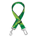 Green Digital Camo Pattern Print Dog Seat Belt