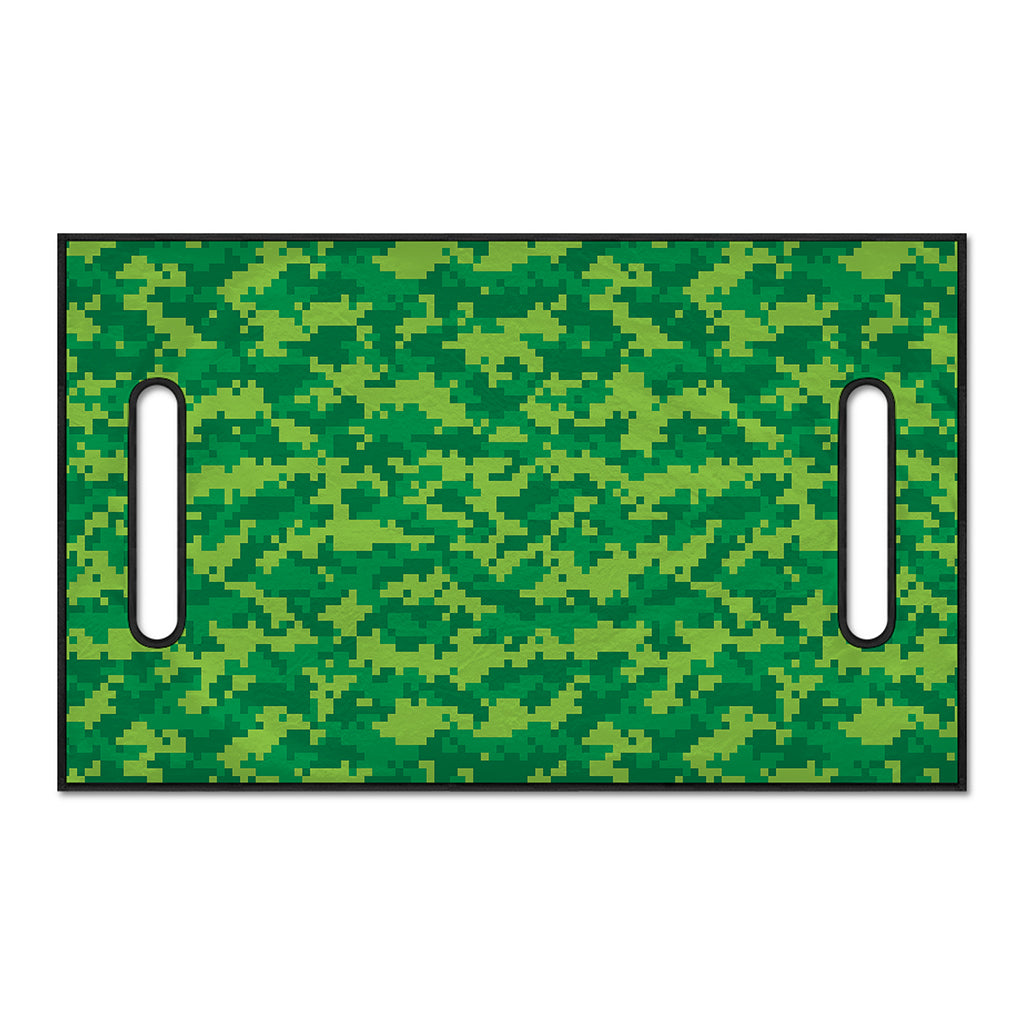 Green Digital Camo Pattern Print Golf Cart Seat Cover