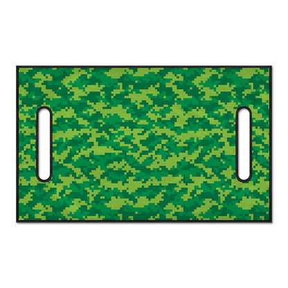 Green Digital Camo Pattern Print Golf Cart Seat Cover
