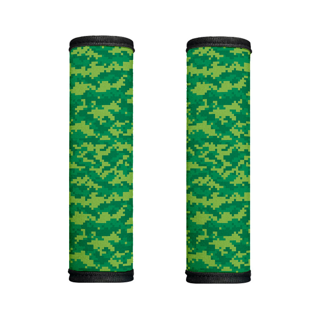 Green Digital Camo Pattern Print Handle Covers