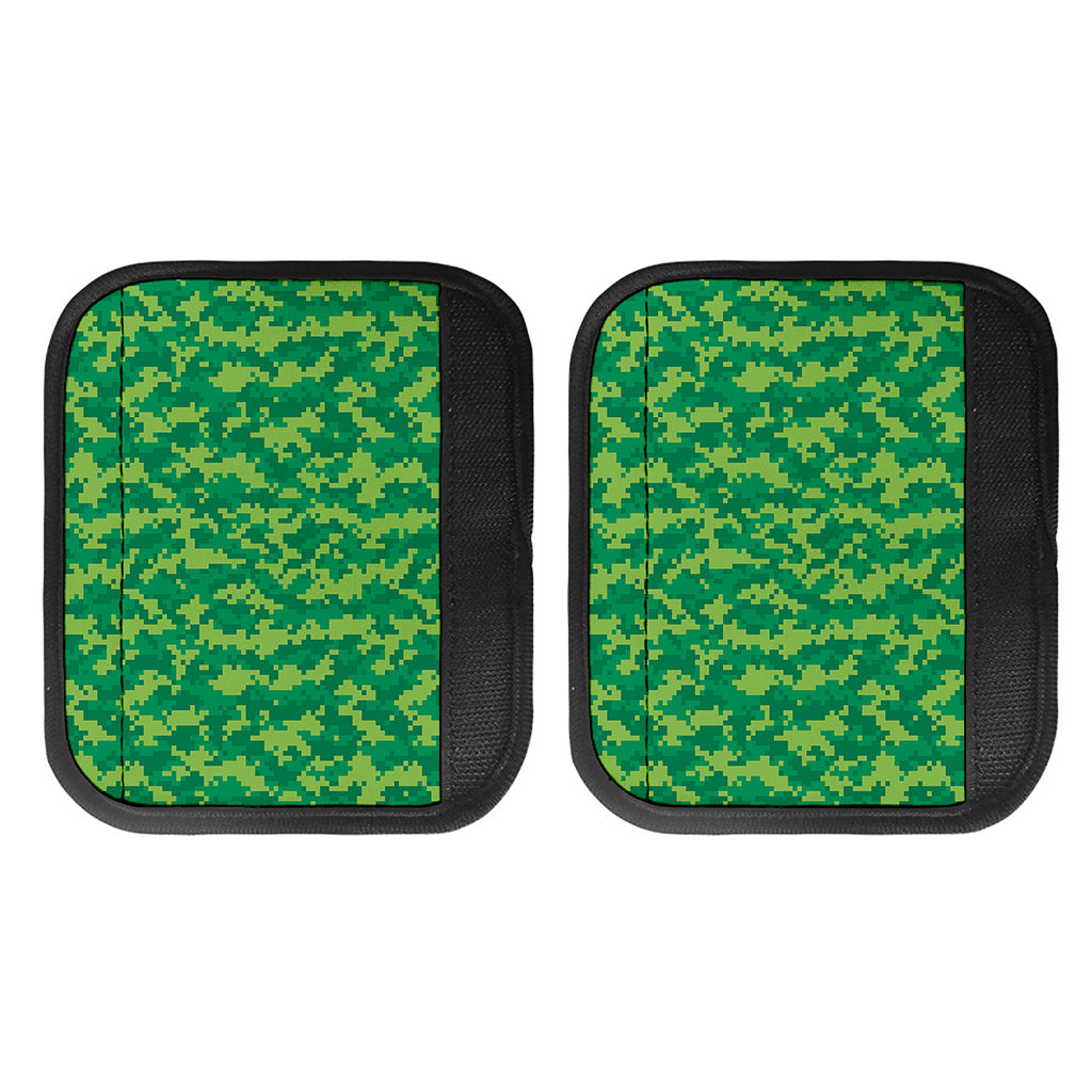 Green Digital Camo Pattern Print Handle Covers