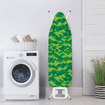 Green Digital Camo Pattern Print Ironing Board Cover