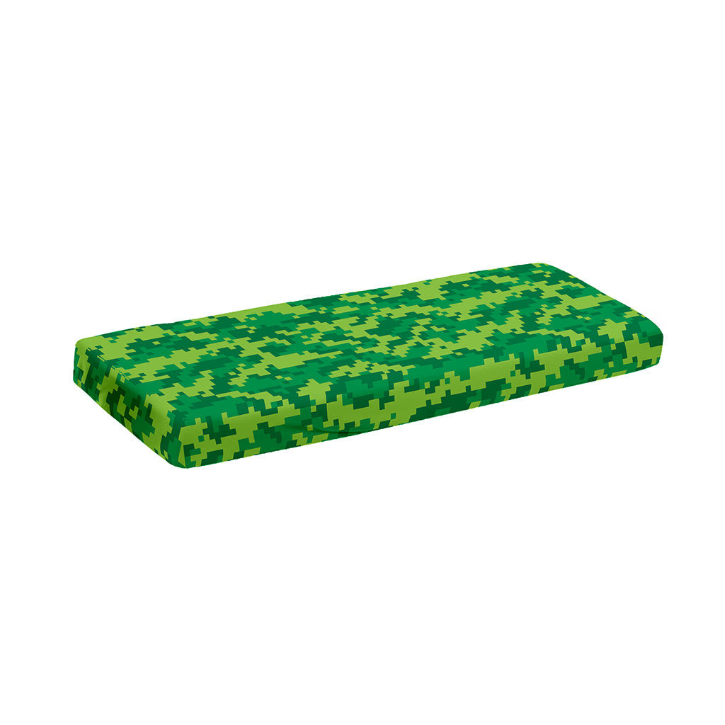 Green Digital Camo Pattern Print Piano Keyboard Cover