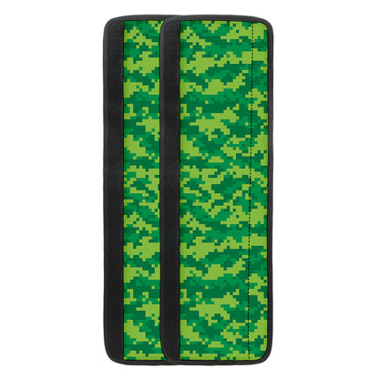 Green Digital Camo Pattern Print Refrigerator Handle Covers