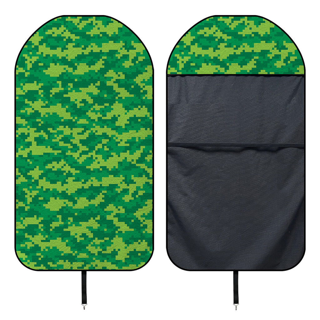 Green Digital Camo Pattern Print Waterproof Car Seat Cover