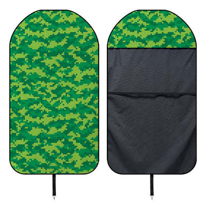 Green Digital Camo Pattern Print Waterproof Car Seat Cover