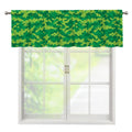 Green Digital Camo Pattern Print Window Valance