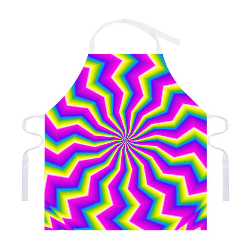 Green Dizzy Moving Optical Illusion Adjustable Apron