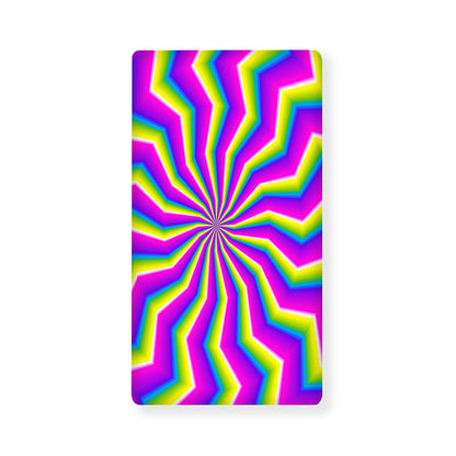 Green Dizzy Moving Optical Illusion Baby Crib Sheet