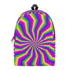 Green Dizzy Moving Optical Illusion Backpack