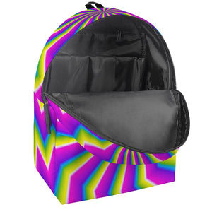 Green Dizzy Moving Optical Illusion Backpack