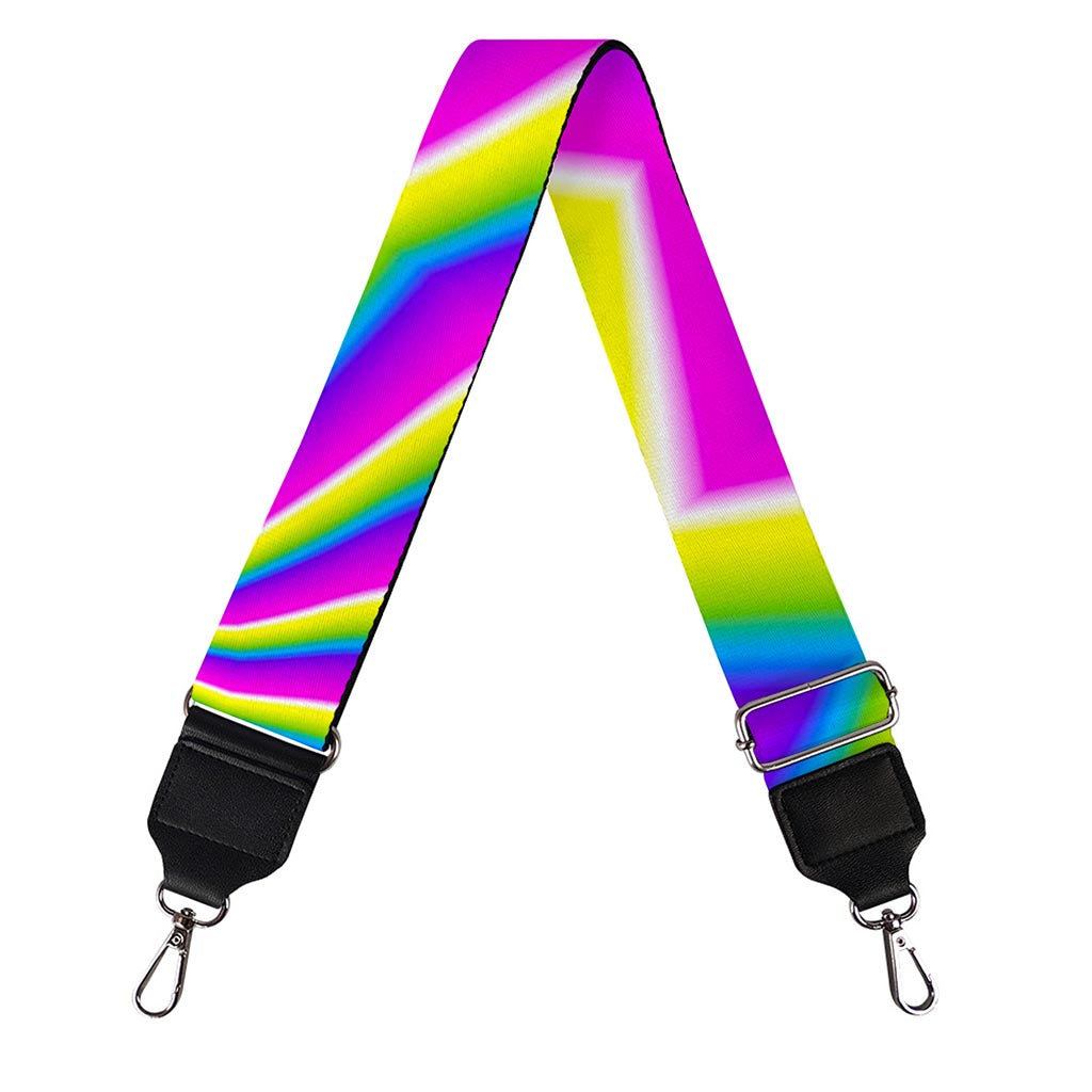 Green Dizzy Moving Optical Illusion Bag Strap