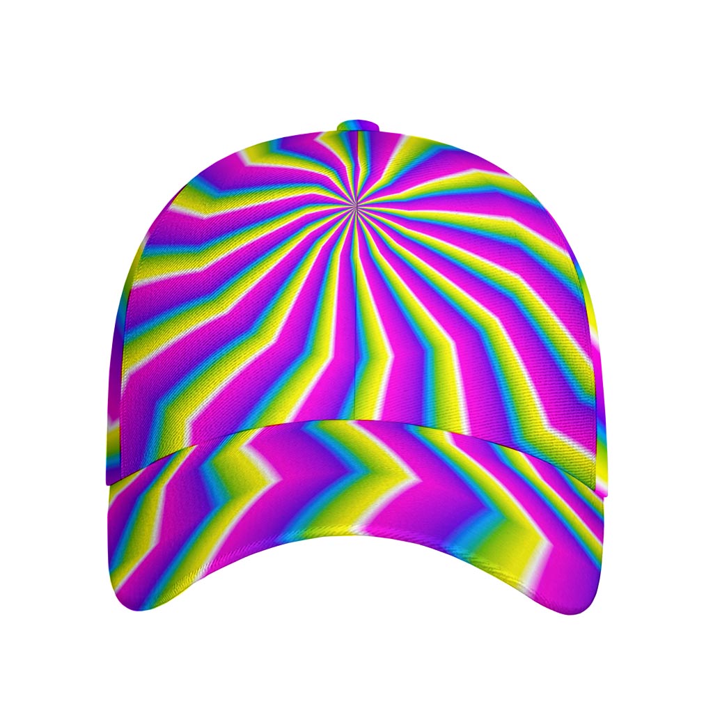 Green Dizzy Moving Optical Illusion Baseball Cap